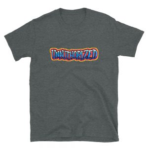 Unauthorized Graffiti Logo Short-Sleeve Unisex T-Shirt